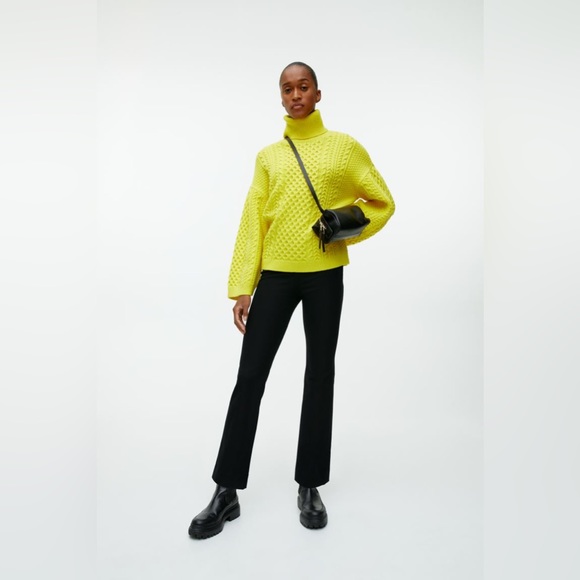 Arket cropped cotton stretch trousers - Picture 2 of 4